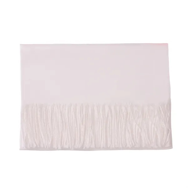 Polyester solid color women scarf plus 1 color embroidery logo on... from ASI 37218 Athena Promo (tm)