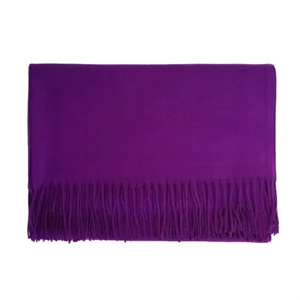 Polyester solid color women scarf plus 1 color embroidery logo on... from ASI 37218 Athena Promo (tm)