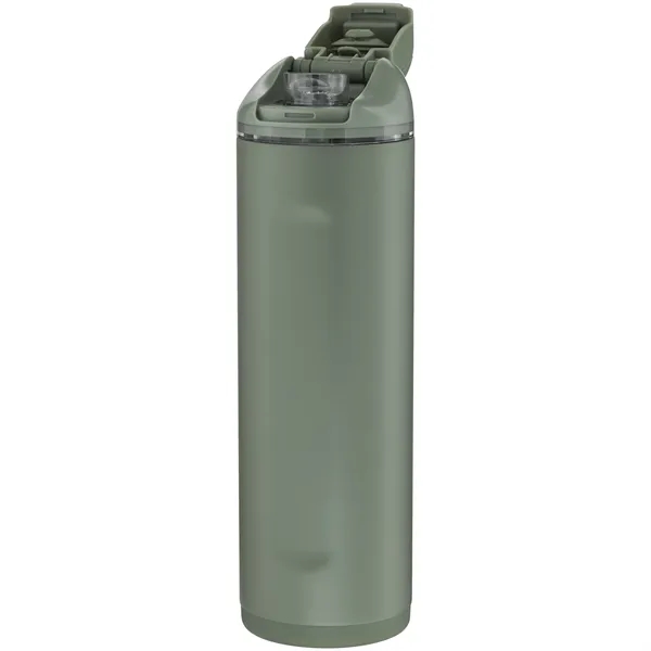 24 oz stainless steel water bottle with dual lid, straw and... from ASI 51197 ETS Express, LLC