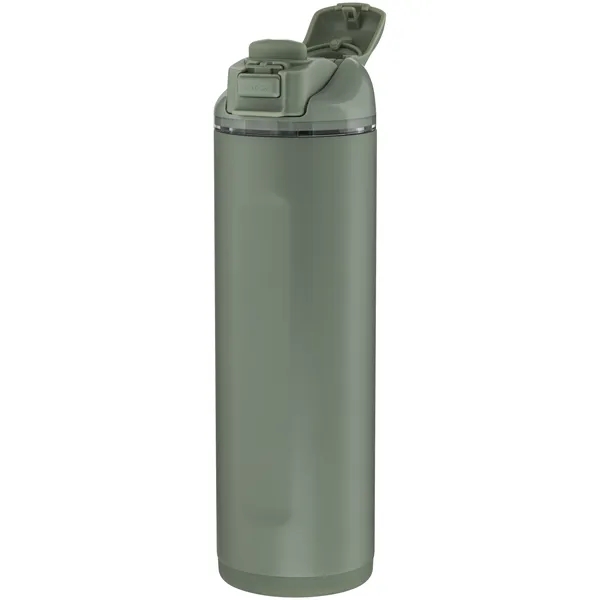 24 oz stainless steel water bottle with dual lid, straw and... from ASI 51197 ETS Express, LLC
