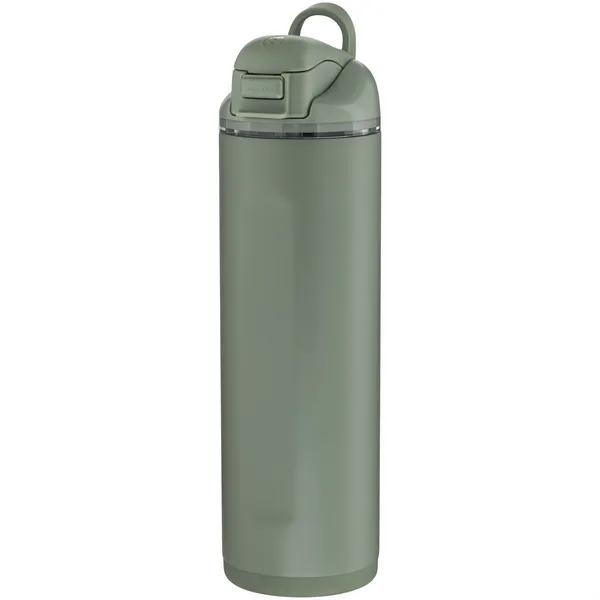 24 oz stainless steel water bottle with dual lid, straw and... from ASI 51197 ETS Express, LLC