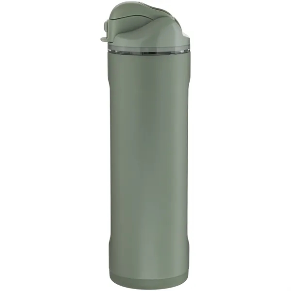 24 oz stainless steel water bottle with dual lid, straw and... from ASI 51197 ETS Express, LLC