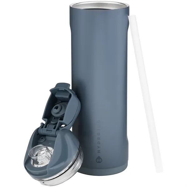 24 oz stainless steel water bottle with dual lid, straw and... from ASI 51197 ETS Express, LLC