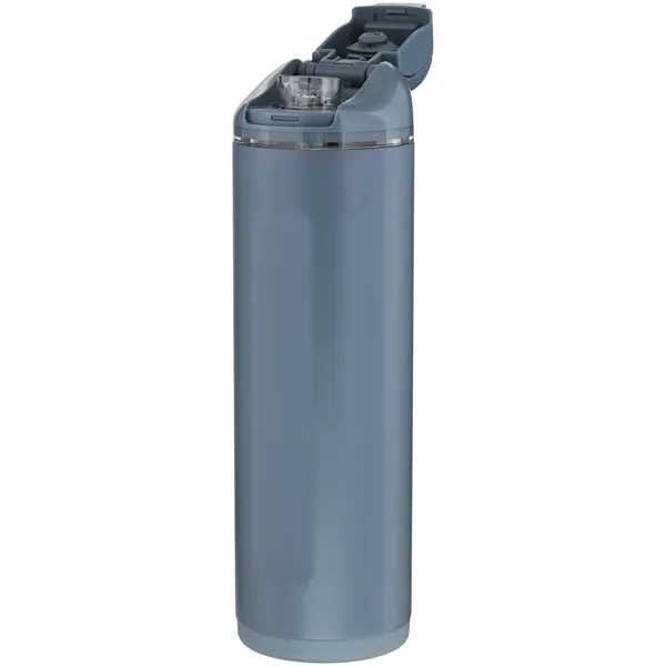 24 oz stainless steel water bottle with dual lid, straw and... from ASI 51197 ETS Express, LLC
