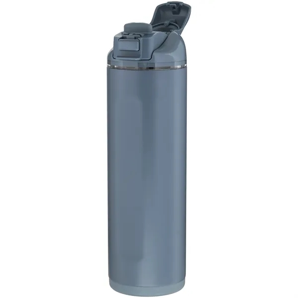 24 oz stainless steel water bottle with dual lid, straw and... from ASI 51197 ETS Express, LLC