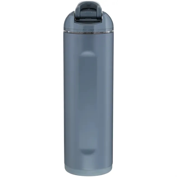 24 oz stainless steel water bottle with dual lid, straw and... from ASI 51197 ETS Express, LLC