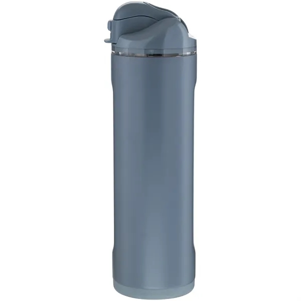 24 oz stainless steel water bottle with dual lid, straw and... from ASI 51197 ETS Express, LLC