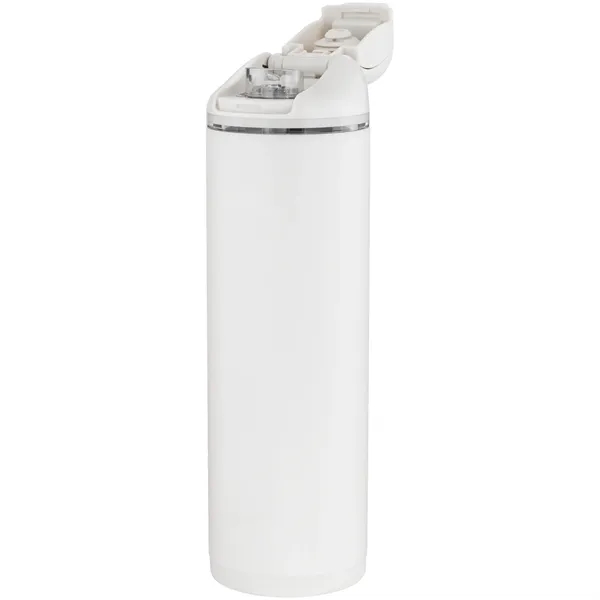 24 oz stainless steel water bottle with dual lid, straw and... from ASI 51197 ETS Express, LLC