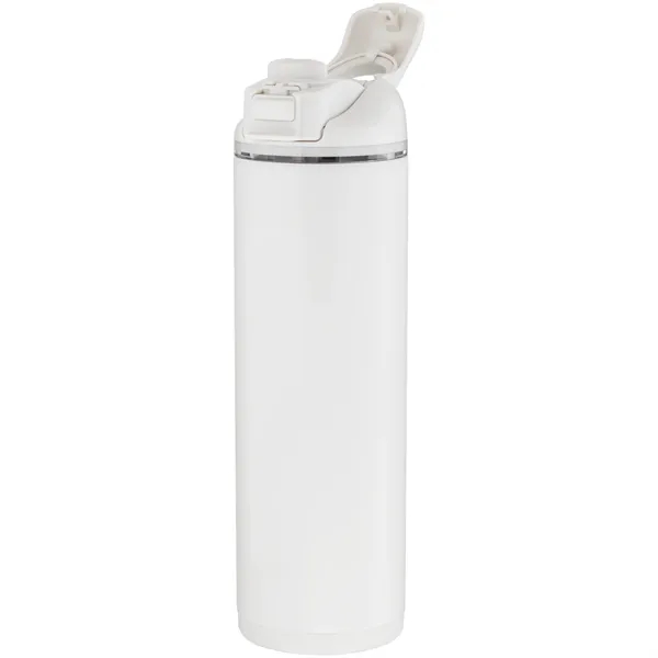 24 oz stainless steel water bottle with dual lid, straw and... from ASI 51197 ETS Express, LLC