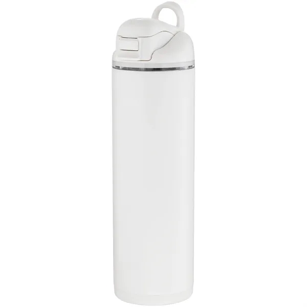 24 oz stainless steel water bottle with dual lid, straw and... from ASI 51197 ETS Express, LLC