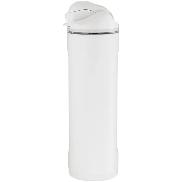 24 oz stainless steel water bottle with dual lid, straw and... from ASI 51197 ETS Express, LLC