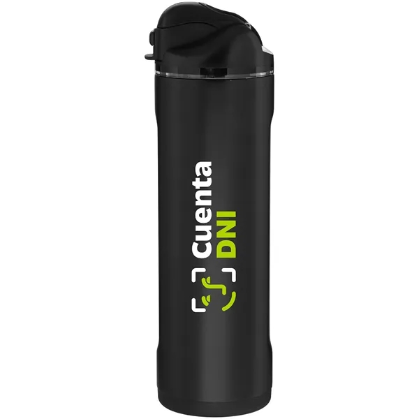 24 oz stainless steel water bottle with dual lid, straw and... from ASI 51197 ETS Express, LLC