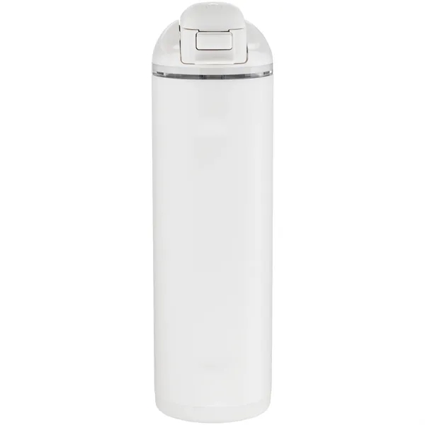 24 oz stainless steel water bottle with dual lid, straw and... from ASI 51197 ETS Express, LLC