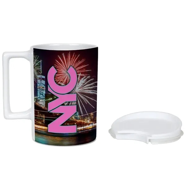 16oz Cantina ceramic travel mug.... from ASI 52475 Xpres LLC