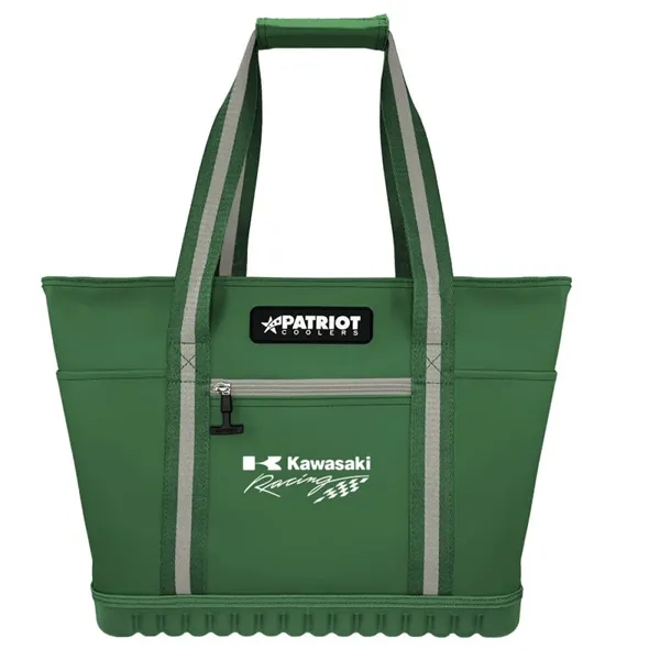 The new and improved Patriot Cooler Frozt Tote Bag is the... from ASI 61005 Hirsch Gift Inc / Patriot