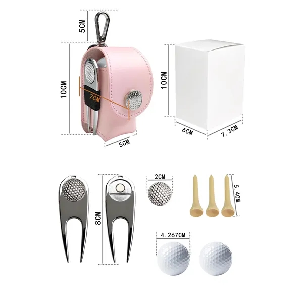 Golf kit: PVC case, 3 tees, divot tool, 2 balls. 4... from ASI 98766 Yanlee Trading Co Ltd