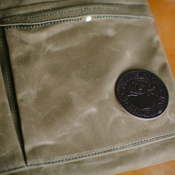 USA Made Book Bag made from durable 15-ounce canvas and leather... from ASI 46170 Compass Industries Inc