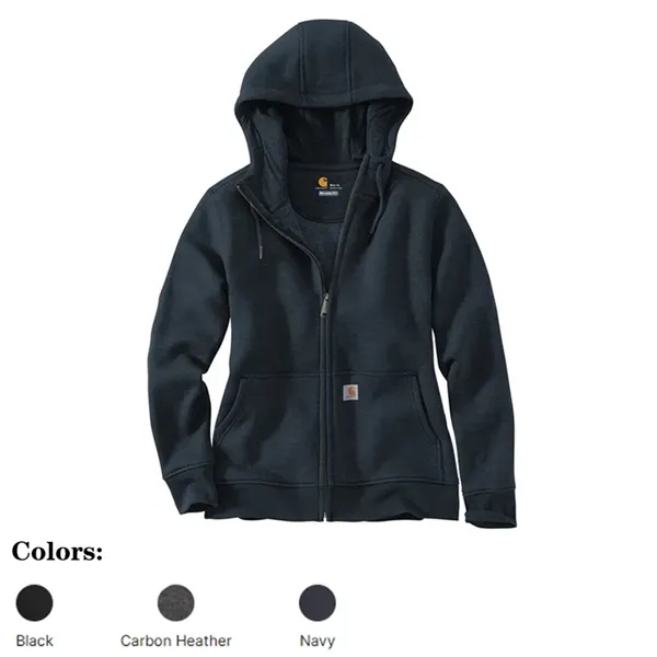 Women's Carhartt full-zip hoodie made for casual comfort and branded team... from ASI 72657 Active Life Promo / Active Life