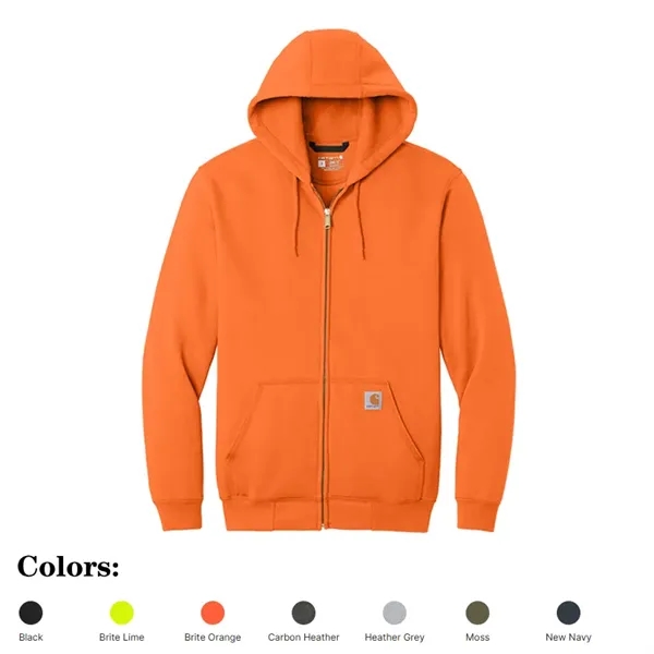 Midweight Carhartt zip hoodie made for cool-weather work and branded apparel.... from ASI 72657 Active Life Promo / Active Life