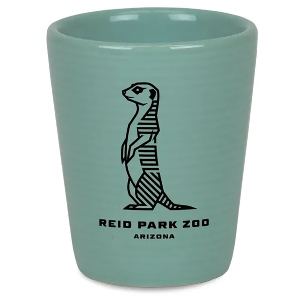 2oz ceramic Groove shot glass.... from ASI 52475 Xpres LLC