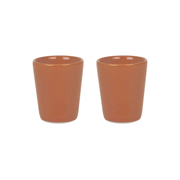 2oz ceramic Groove shot glass.... from ASI 52475 Xpres LLC