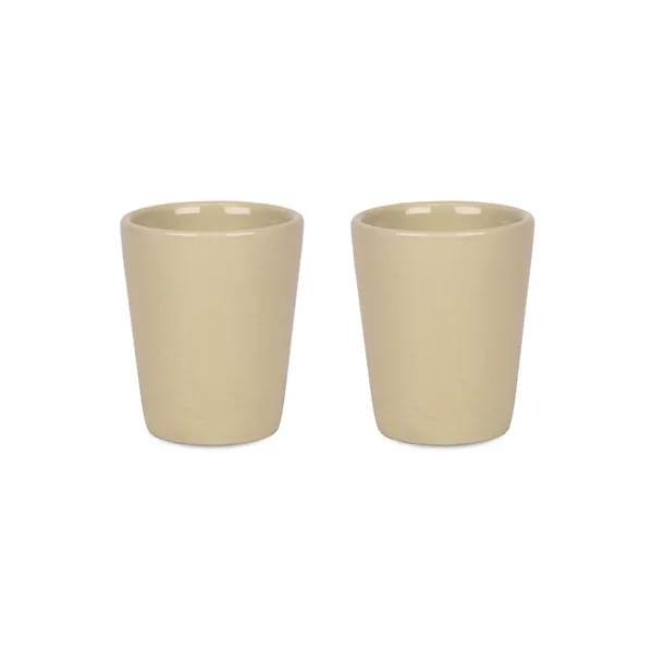 2oz ceramic Groove shot glass.... from ASI 52475 Xpres LLC