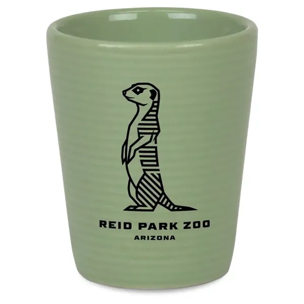 2oz ceramic Groove shot glass.... from ASI 52475 Xpres LLC