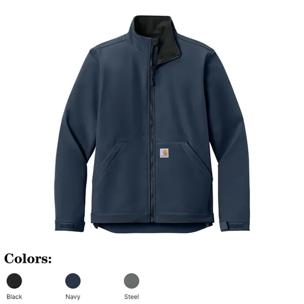 Water-resistant Carhartt soft shell jacket made for active crews and branded... from ASI 72657 Active Life Promo / Active Life