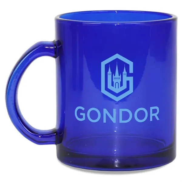 12oz colorful glass Menagerie mug.... from ASI 52475 Xpres LLC
