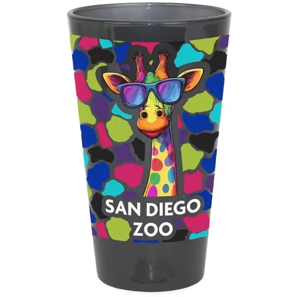 17oz colorful glass Menagerie pint glass.... from ASI 52475 Xpres LLC