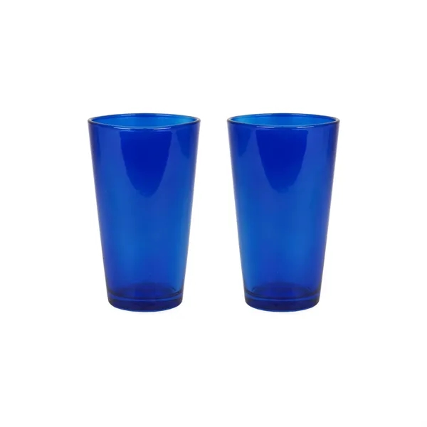 17oz colorful glass Menagerie pint glass.... from ASI 52475 Xpres LLC