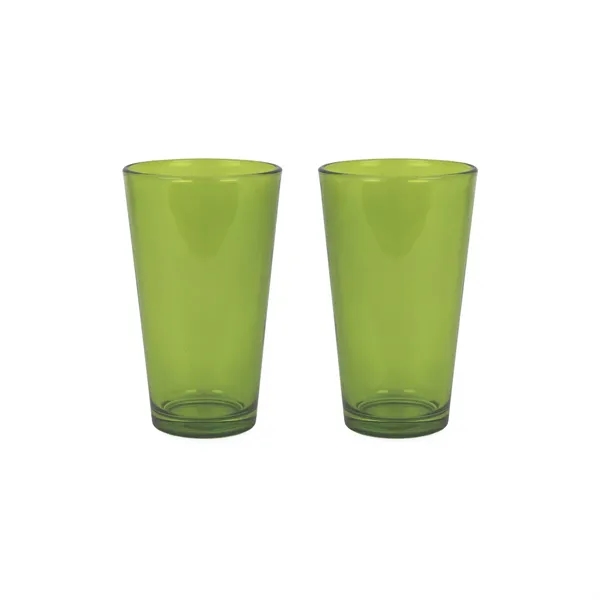 17oz colorful glass Menagerie pint glass.... from ASI 52475 Xpres LLC