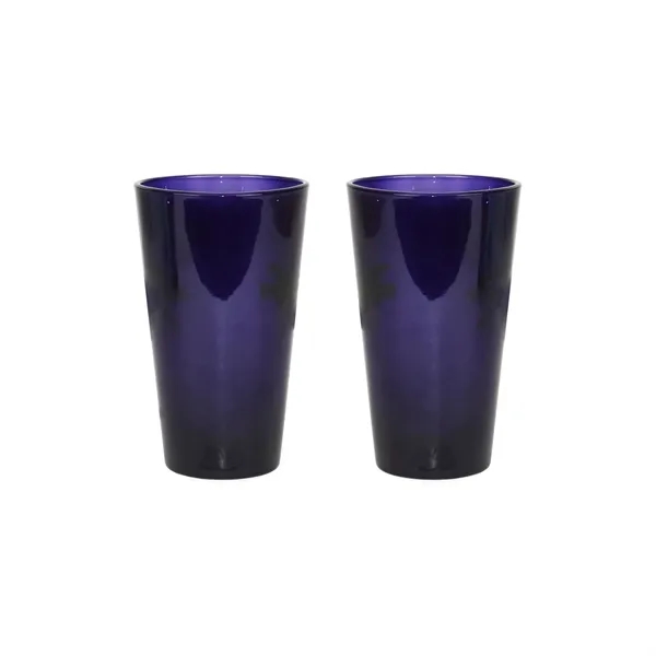 17oz colorful glass Menagerie pint glass.... from ASI 52475 Xpres LLC