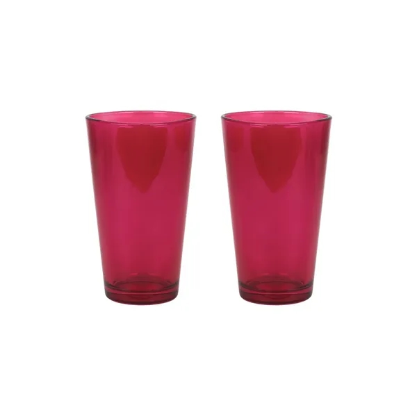 17oz colorful glass Menagerie pint glass.... from ASI 52475 Xpres LLC