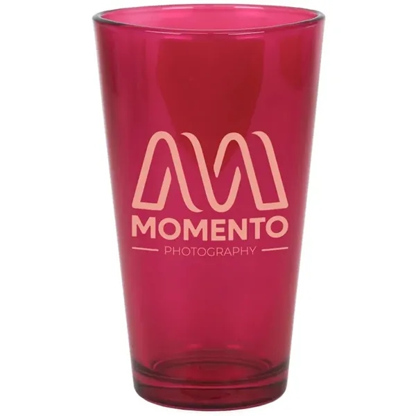 17oz colorful glass Menagerie pint glass.... from ASI 52475 Xpres LLC