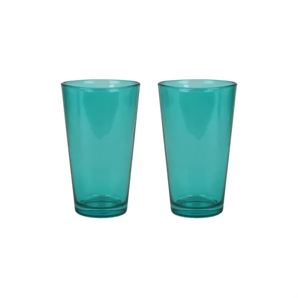 17oz colorful glass Menagerie pint glass.... from ASI 52475 Xpres LLC