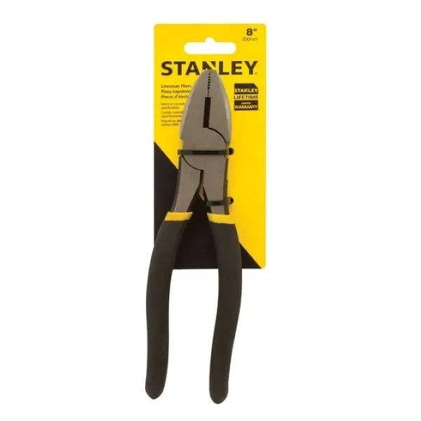 The Stanley Linesman Plier is quite durable with its hardened cutting... from ASI 41561 Brand Box USA, LLC