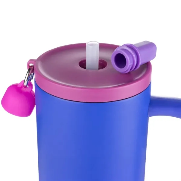 The Kentia Stainless Steel Tumbler with Straw & Charm Holder -... from ASI 84592 St Regis Group