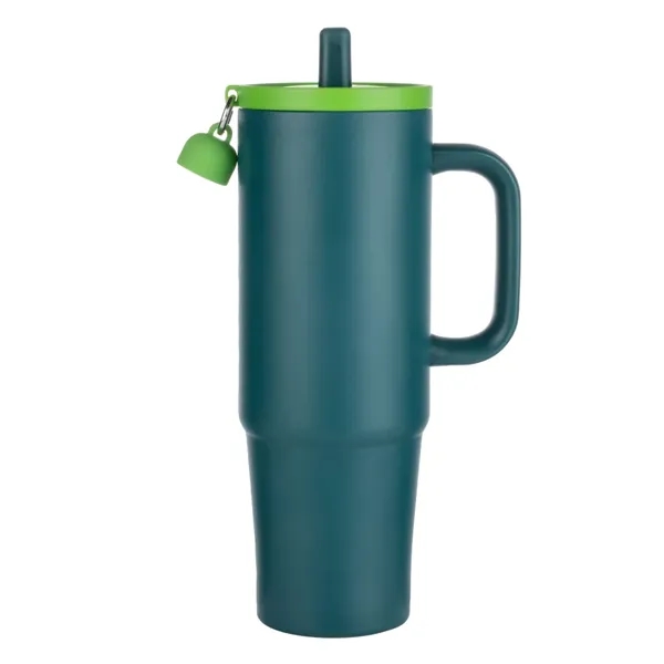 The Kentia Stainless Steel Tumbler with Straw & Charm Holder -... from ASI 84592 St Regis Group