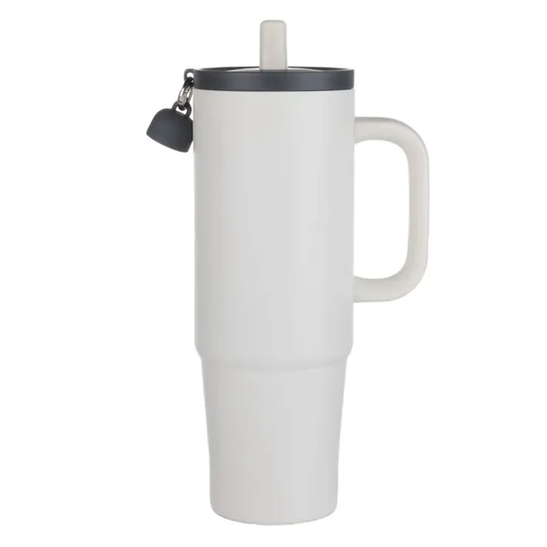 The Kentia Stainless Steel Tumbler with Straw & Charm Holder -... from ASI 84592 St Regis Group