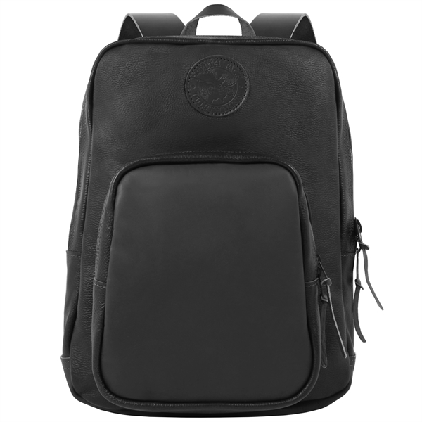 USA Made Book Bag made from durable 15-ounce canvas and leather... from ASI 46170 Compass Industries Inc