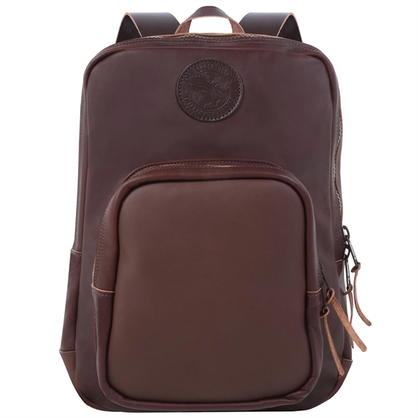 USA Made Book Bag made from durable 15-ounce canvas and leather... from ASI 46170 Compass Industries Inc