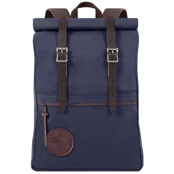 USA Made Book Bag made from durable 15-ounce canvas and leather... from ASI 46170 Compass Industries Inc