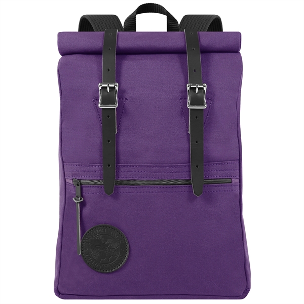 USA Made Book Bag made from durable 15-ounce canvas and leather... from ASI 46170 Compass Industries Inc