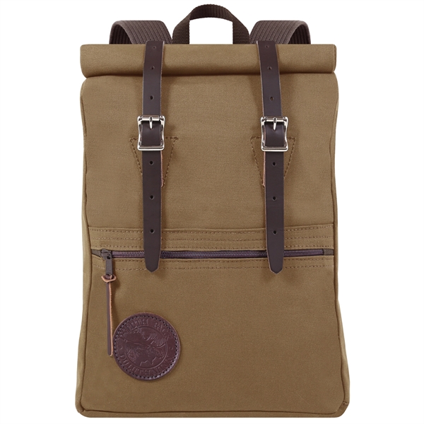 USA Made Book Bag made from durable 15-ounce canvas and leather... from ASI 46170 Compass Industries Inc