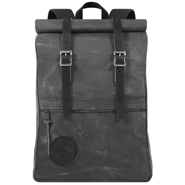 USA Made Book Bag made from durable 15-ounce canvas and leather... from ASI 46170 Compass Industries Inc
