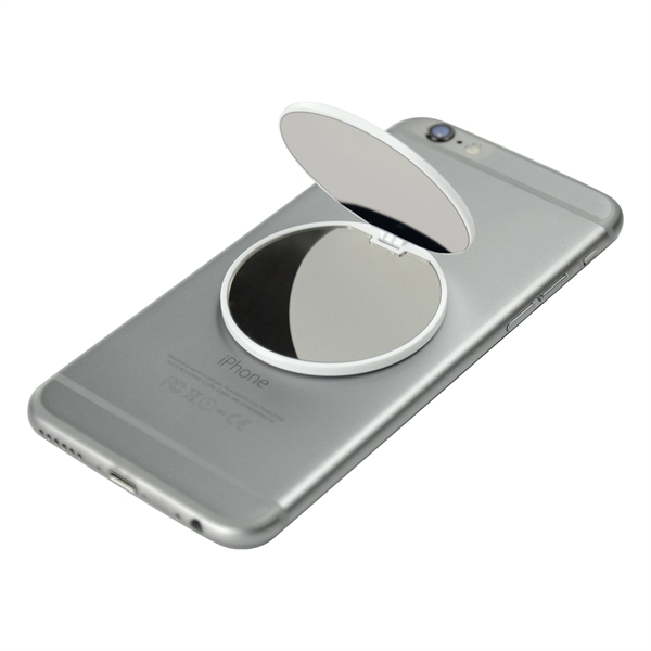 Mobile compact mirror, phone grip, and stand.... from ASI 62124 iClick, Inc. / iClick®