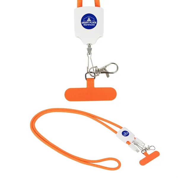 Item #EAC-FL26 Flash 4-in-1 60W Charging Cable Phone Lanyard