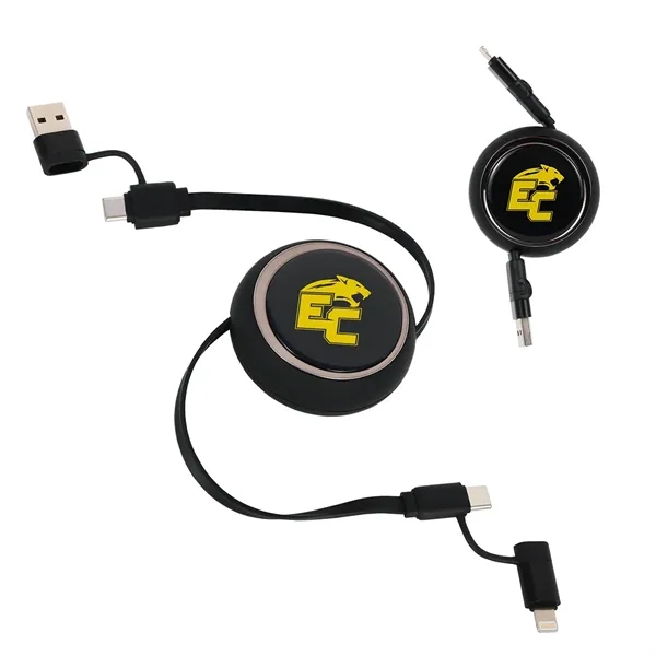 Item #EAC-MA26 Mach 4-in-1 100W PD 39- Retractable Charging Cable
