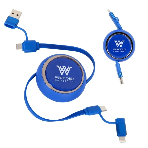 Item #EAC-MA26 Mach 4-in-1 100W PD 39- Retractable Charging Cable